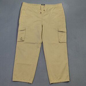 Willis & Geiger Outfitters Pants Men's 38 Khaki Cotton Cargo